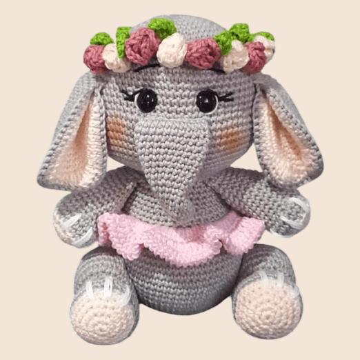 Elefante Em Amigurumi