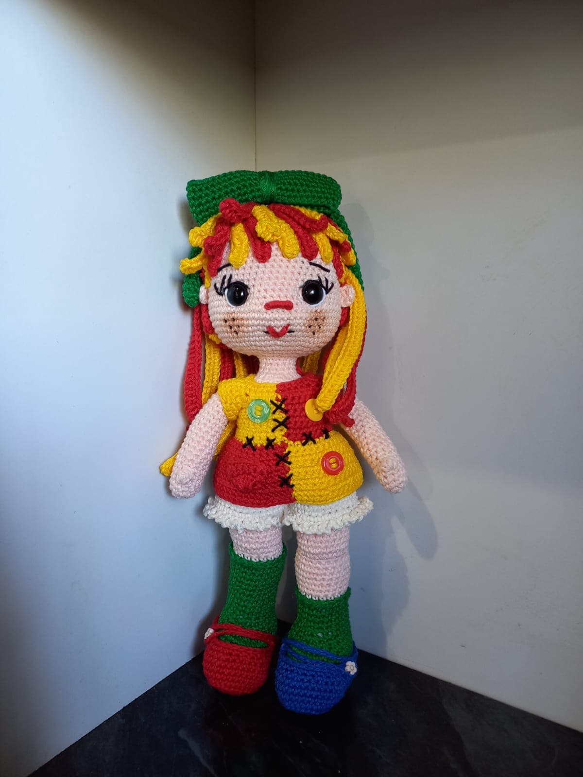 Emília Em Amigurumi