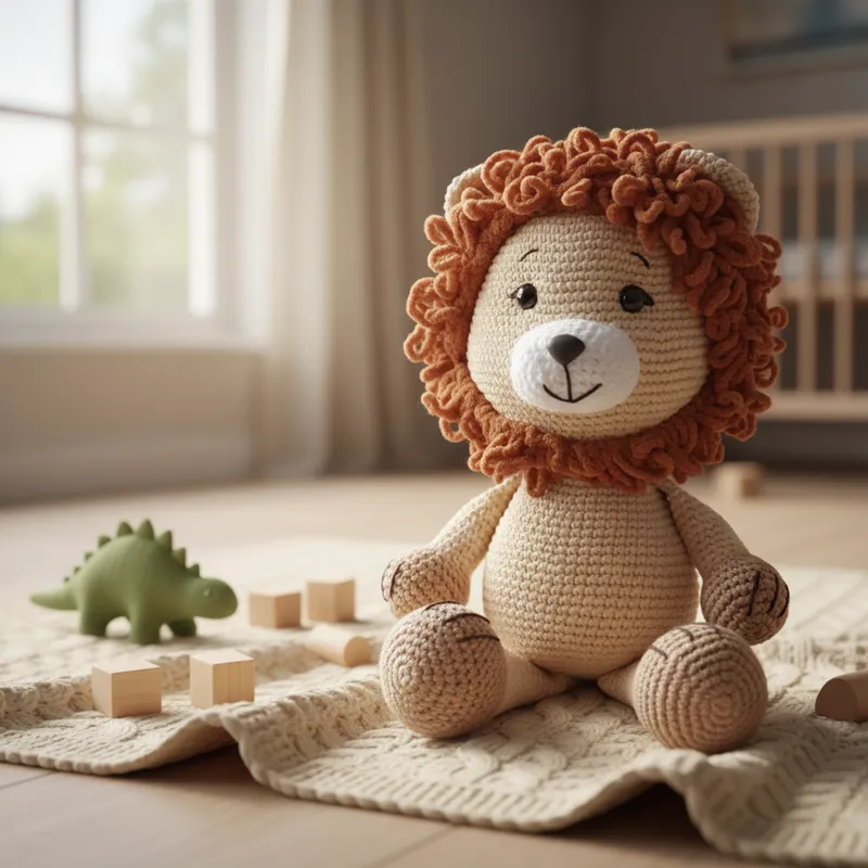 Leãozinho Em Amigurumi