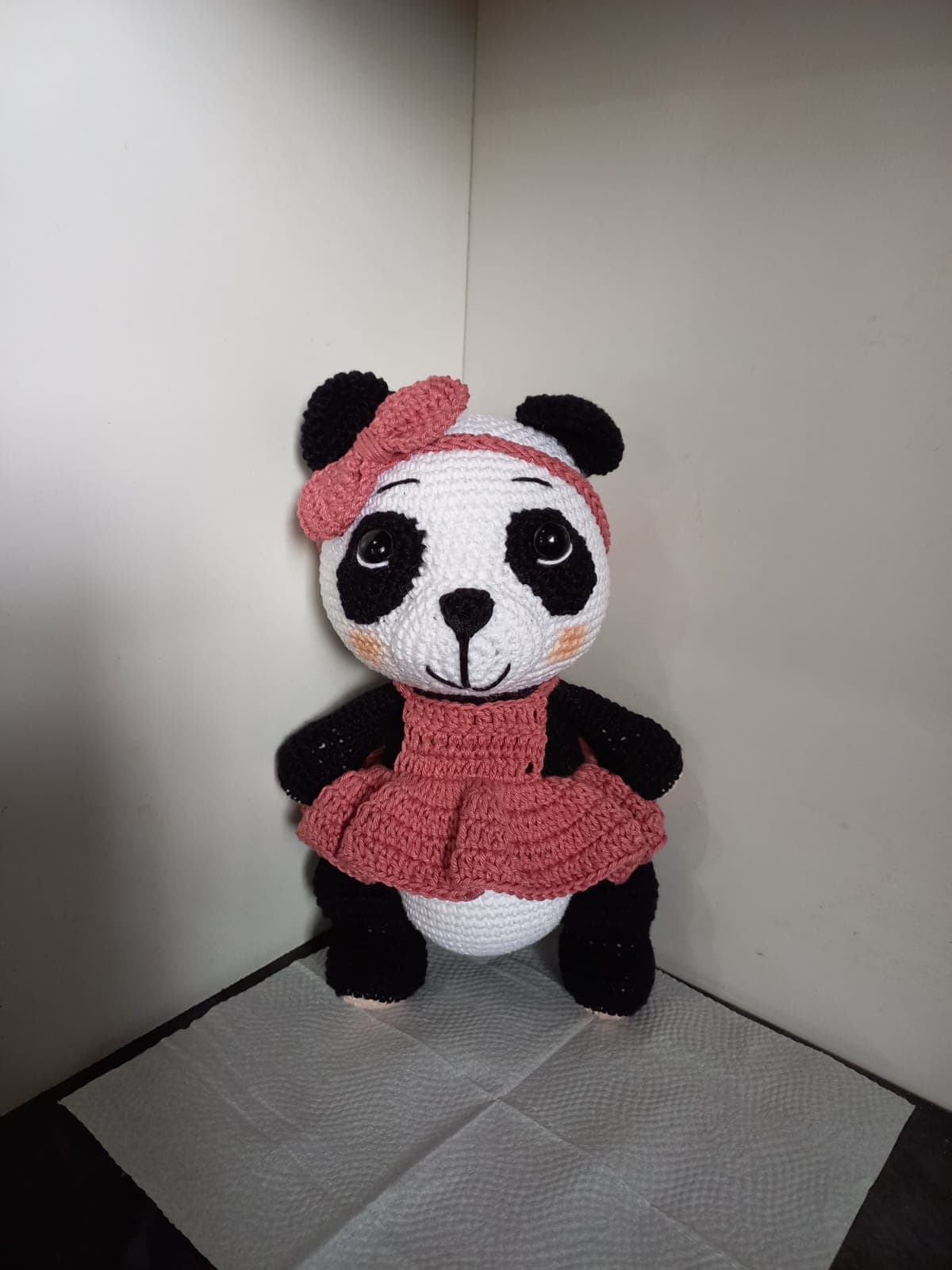 Panda Em Amigurumi
