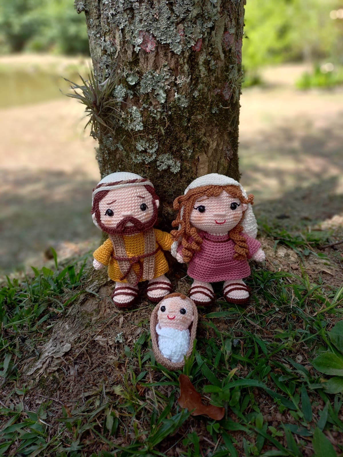 Bichinhos Do Presépio Em Amigurumi - 3 Peças