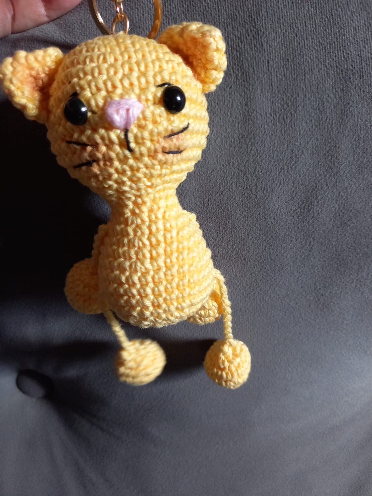 Chaveiro Gatinho Em Amigurumi