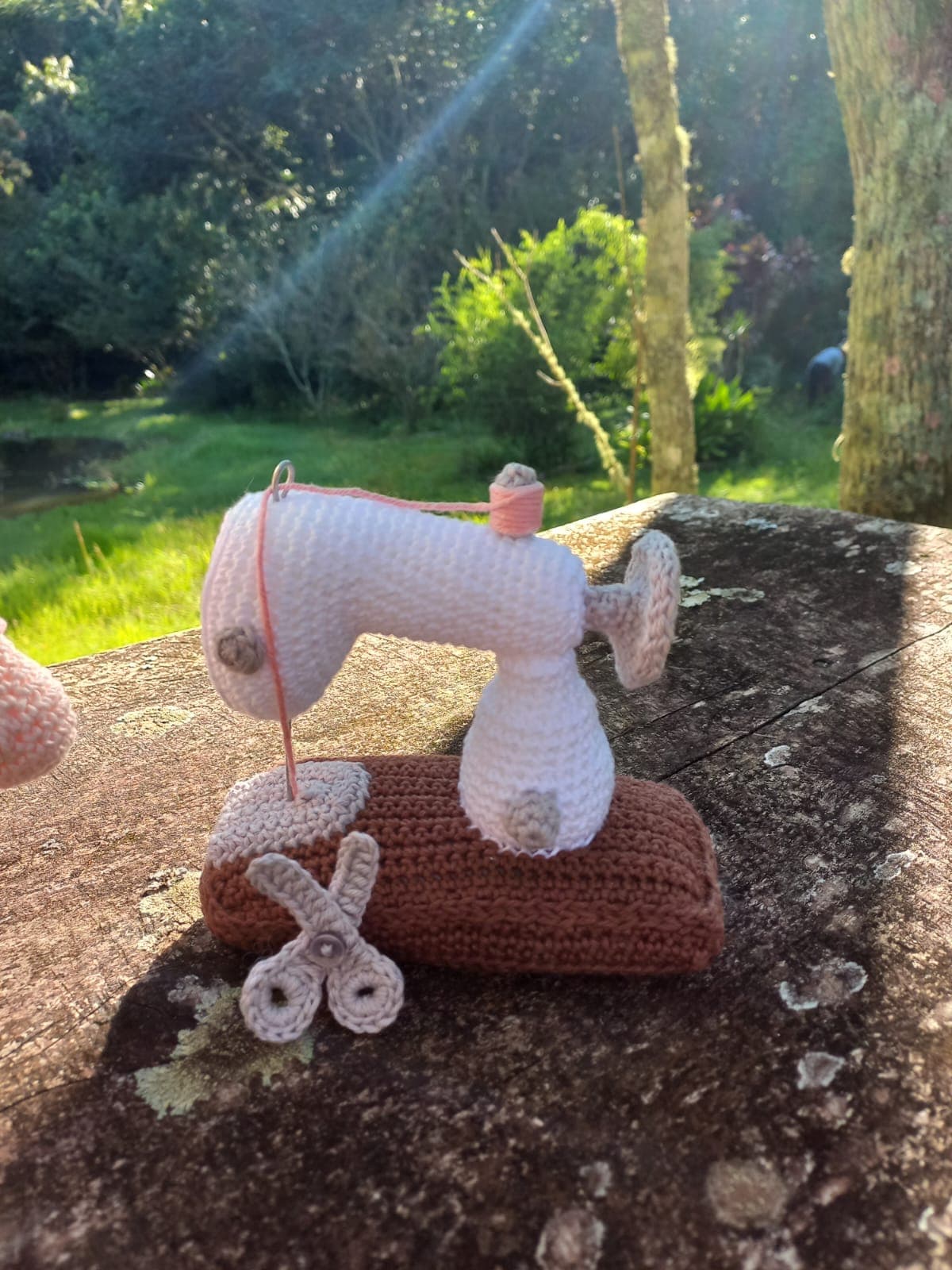 Máquina De Costura Em Amigurumi
