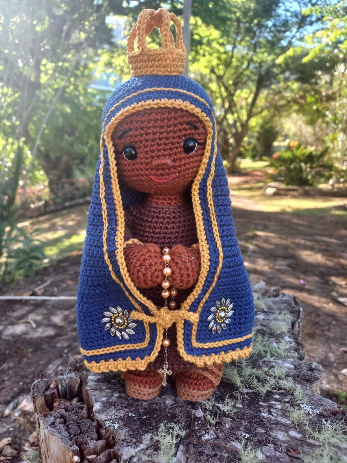 Nossa Senhora Aparecida Em Amigurumi
