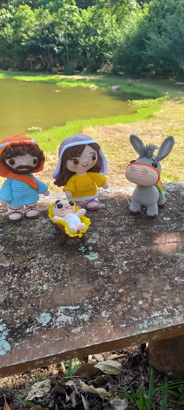 Presépio com 4 Peças - Burrinho