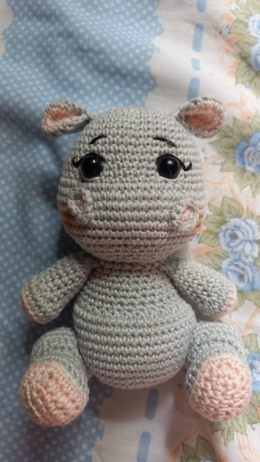 Hipopótamo Em Amigurumi